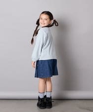 KJKJA33021 a.v.v KIDS(アー・ヴェ・ヴェ) 【毛玉になりにくい/安心の綿100％】[100-150]アソートモチーフロンＴ ピンク