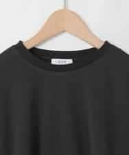 KJKJA41034 a.v.v KIDS(アー・ヴェ・ヴェ) [130-160]チュールスリーブポンチカットソー ブラック