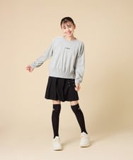 KJKJA44029 a.v.v KIDS(アー・ヴェ・ヴェ) [130-160]配色ラインロンＴ アイボリー