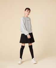 KJKJA44029 a.v.v KIDS(アー・ヴェ・ヴェ) [130-160]配色ラインロンＴ アイボリー