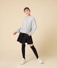 KJKJA44029 a.v.v KIDS(アー・ヴェ・ヴェ) [130-160]配色ラインロンＴ アイボリー