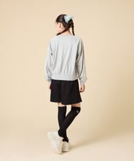 KJKJA44029 a.v.v KIDS(アー・ヴェ・ヴェ) [130-160]配色ラインロンＴ アイボリー
