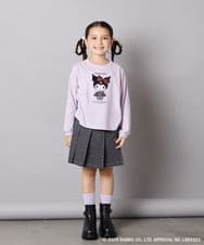 KJKJA80034 a.v.v KIDS(アー・ヴェ・ヴェ) 【数量限定】[100-140]［マイメロディ／クロミ］スパンコールロンT ピンク