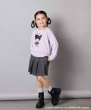 KJKJA80034 a.v.v KIDS(アー・ヴェ・ヴェ) 【数量限定】[100-140]［マイメロディ／クロミ］スパンコールロンT ピンク
