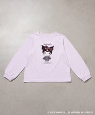 KJKJA80034 a.v.v KIDS(アー・ヴェ・ヴェ) 【数量限定】[100-140]［マイメロディ／クロミ］スパンコールロンT ピンク