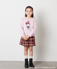 KJKJA80034 a.v.v KIDS(アー・ヴェ・ヴェ) 【数量限定】[100-140]［マイメロディ／クロミ］スパンコールロンT ピンク