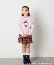 KJKJA80034 a.v.v KIDS(アー・ヴェ・ヴェ) 【数量限定】[100-140]［マイメロディ／クロミ］スパンコールロンT ピンク
