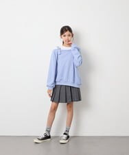 KJKJD02039 a.v.v KIDS(アー・ヴェ・ヴェ) [130-160]アシメショルダーベルトプルオーバー ブルー