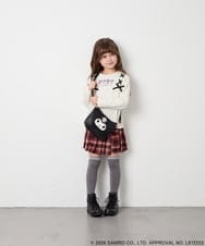 KJKJD05044 a.v.v KIDS(アー・ヴェ・ヴェ) [110-150]【サンリオ/数量限定】クロミレースアップTシャツ アイボリー
