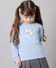 KJKJD07026 a.v.v KIDS(アー・ヴェ・ヴェ) [110-150]【毛玉になりにくい】アソートアートロンT ライトブルー
