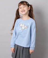KJKJD07026 a.v.v KIDS(アー・ヴェ・ヴェ) [110-150]【毛玉になりにくい】アソートアートロンT ライトブルー