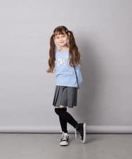 KJKJD07026 a.v.v KIDS(アー・ヴェ・ヴェ) [110-150]【毛玉になりにくい】アソートアートロンT ライトブルー