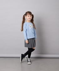 KJKJD07026 a.v.v KIDS(アー・ヴェ・ヴェ) [110-150]【毛玉になりにくい】アソートアートロンT ライトブルー