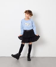 KJKJD07026 a.v.v KIDS(アー・ヴェ・ヴェ) [110-150]【毛玉になりにくい】アソートアートロンT ライトブルー