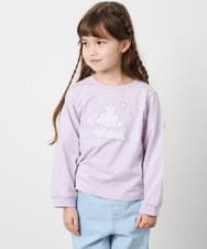 KJKJD07026 a.v.v KIDS(アー・ヴェ・ヴェ) [110-150]【毛玉になりにくい】アソートアートロンT ラベンダー