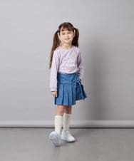 KJKJD07026 a.v.v KIDS(アー・ヴェ・ヴェ) [110-150]【毛玉になりにくい】アソートアートロンT ラベンダー