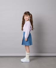 KJKJD07026 a.v.v KIDS(アー・ヴェ・ヴェ) [110-150]【毛玉になりにくい】アソートアートロンT ラベンダー