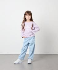 KJKJD07026 a.v.v KIDS(アー・ヴェ・ヴェ) [110-150]【毛玉になりにくい】アソートアートロンT ラベンダー