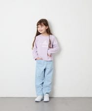 KJKJD07026 a.v.v KIDS(アー・ヴェ・ヴェ) [110-150]【毛玉になりにくい】アソートアートロンT ラベンダー