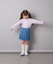 KJKJD07026 a.v.v KIDS(アー・ヴェ・ヴェ) [110-150]【毛玉になりにくい】アソートアートロンT ラベンダー