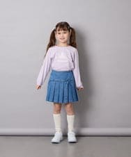 KJKJD07026 a.v.v KIDS(アー・ヴェ・ヴェ) [110-150]【毛玉になりにくい】アソートアートロンT ラベンダー
