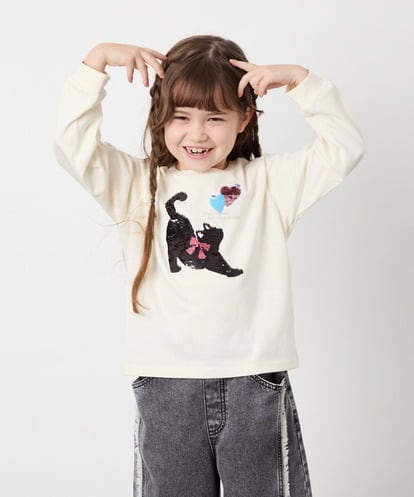 KJKJD07026 a.v.v KIDS [110-150]【毛玉になりにくい】アソートアートロンT