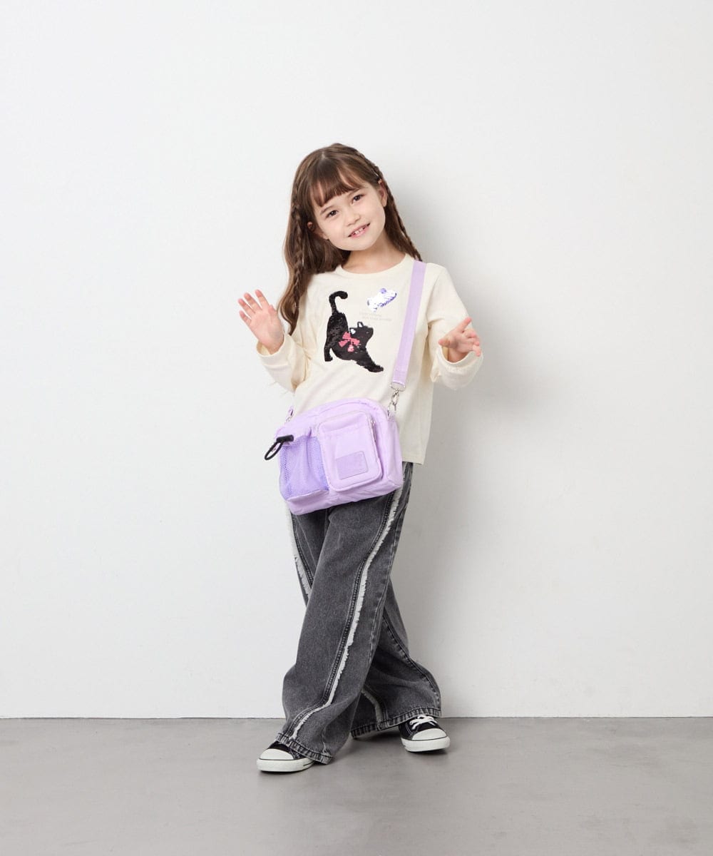 KJKJD07026 a.v.v KIDS(アー・ヴェ・ヴェ) [110-150]【毛玉になりにくい】アソートアートロンT アイボリー