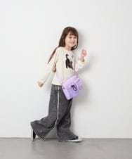 KJKJD07026 a.v.v KIDS(アー・ヴェ・ヴェ) [110-150]【毛玉になりにくい】アソートアートロンT アイボリー