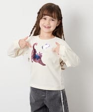 KJKJD07026 a.v.v KIDS(アー・ヴェ・ヴェ) [110-150]【毛玉になりにくい】アソートアートロンT アイボリー