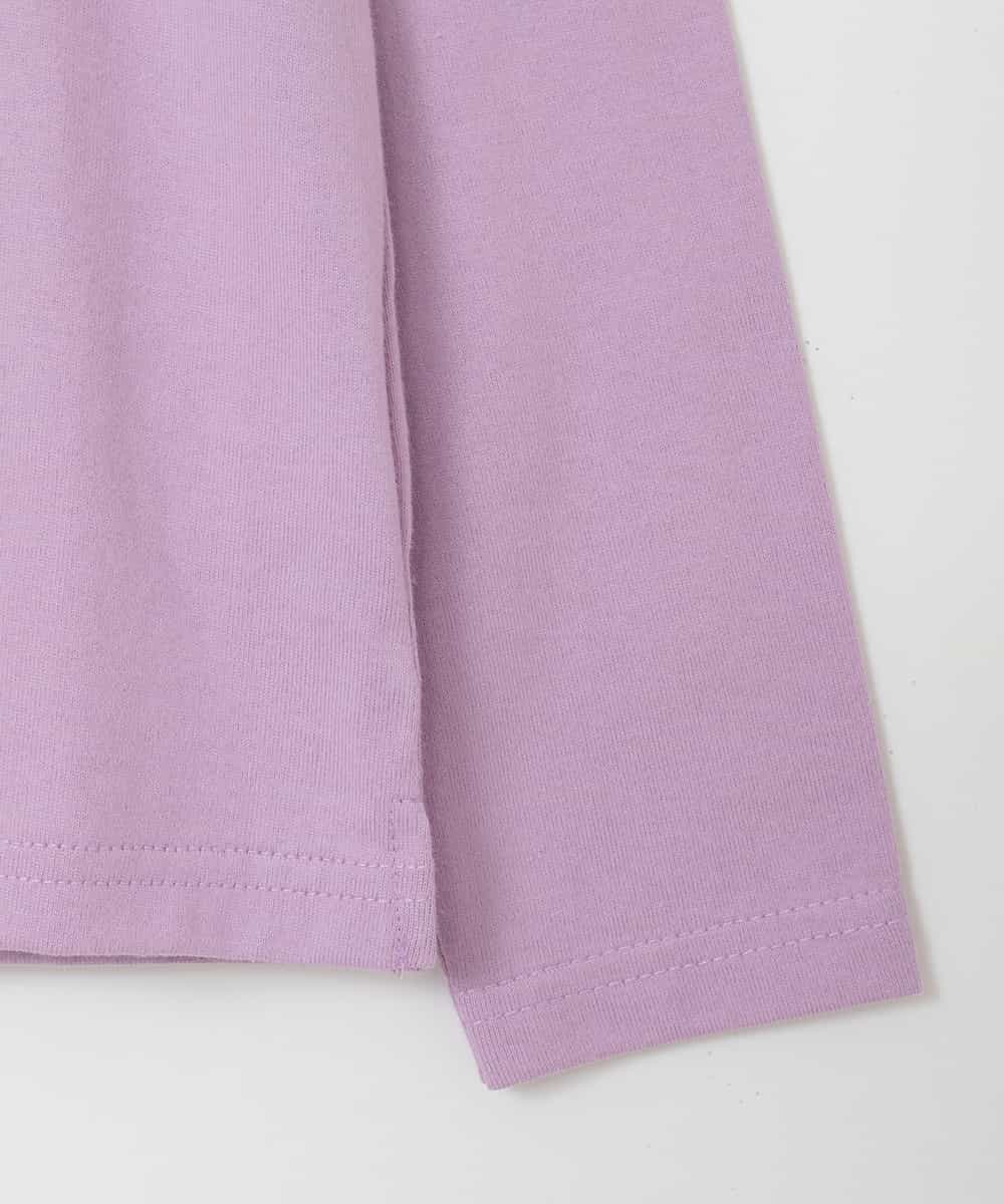 KJKJJ06019 a.v.v KIDS(アー・ヴェ・ヴェ) [100-130]【洗える】トゥインクルスパンコール長そでＴシャツ[WEB限定サイズ] ラベンダー