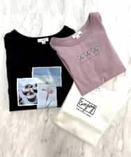 KJKJM20019 a.v.v KIDS(アー・ヴェ・ヴェ) [100-130]【毛玉になりにくい】アソートプリントTシャツ ラベンダー