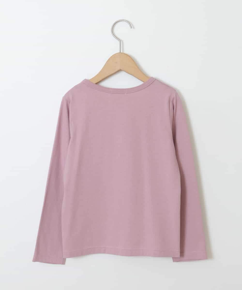 KJKJM20019 a.v.v KIDS(アー・ヴェ・ヴェ) [100-130]【毛玉になりにくい】アソートプリントTシャツ ラベンダー
