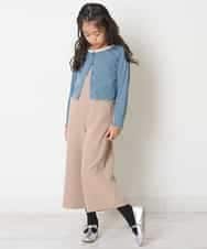 KJKJO37039 a.v.v KIDS(アー・ヴェ・ヴェ) [160]【2点SET】配色ショート丈カーデ＆タンクトップセット[WEB限定サイズ] ブルー