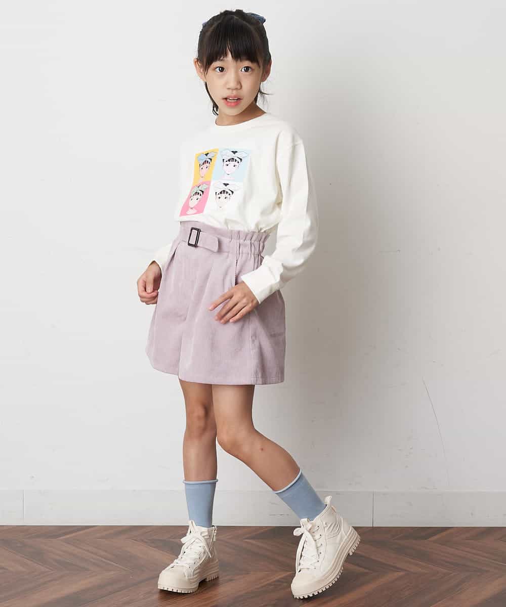 KJKJO80034 a.v.v KIDS(アー・ヴェ・ヴェ) [160]【数量限定】古塔つみコラボ 長袖カットソー[WEB限定サイズ] ラベンダー