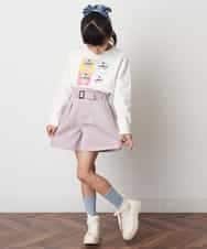 KJKJO80034 a.v.v KIDS(アー・ヴェ・ヴェ) [160]【数量限定】古塔つみコラボ 長袖カットソー[WEB限定サイズ] ラベンダー