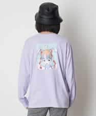 KJKJO80034 a.v.v KIDS(アー・ヴェ・ヴェ) [160]【数量限定】古塔つみコラボ 長袖カットソー[WEB限定サイズ] ラベンダー
