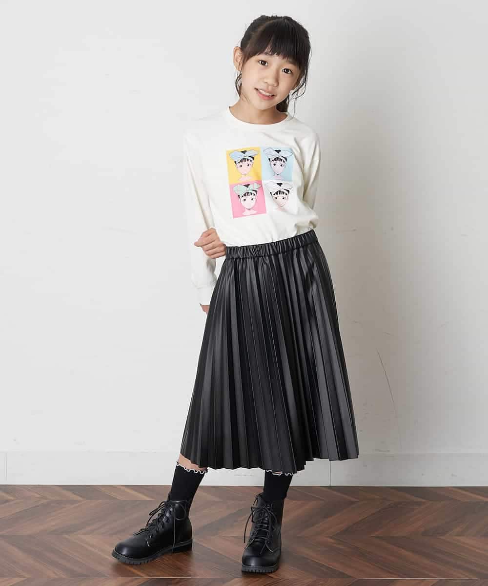 KJKJO80034 a.v.v KIDS(アー・ヴェ・ヴェ) [160]【数量限定】古塔つみコラボ 長袖カットソー[WEB限定サイズ] ラベンダー
