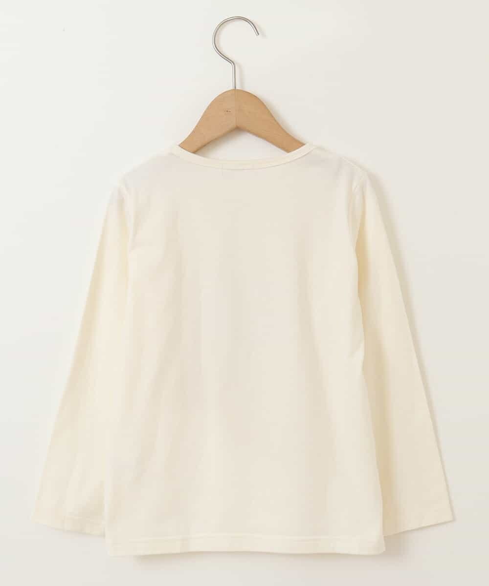KJKJP31019 a.v.v KIDS(アー・ヴェ・ヴェ) [100-130]スパンコールアソート長袖Tシャツ ホワイト