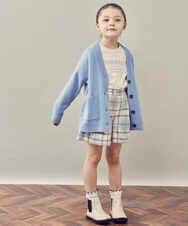 KJKJP36019 a.v.v KIDS(アー・ヴェ・ヴェ) [100-130]ロゴアソート長袖Tシャツ ラベンダー