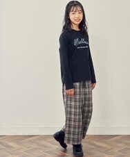 KJKJP36019 a.v.v KIDS(アー・ヴェ・ヴェ) [100-130]ロゴアソート長袖Tシャツ ラベンダー