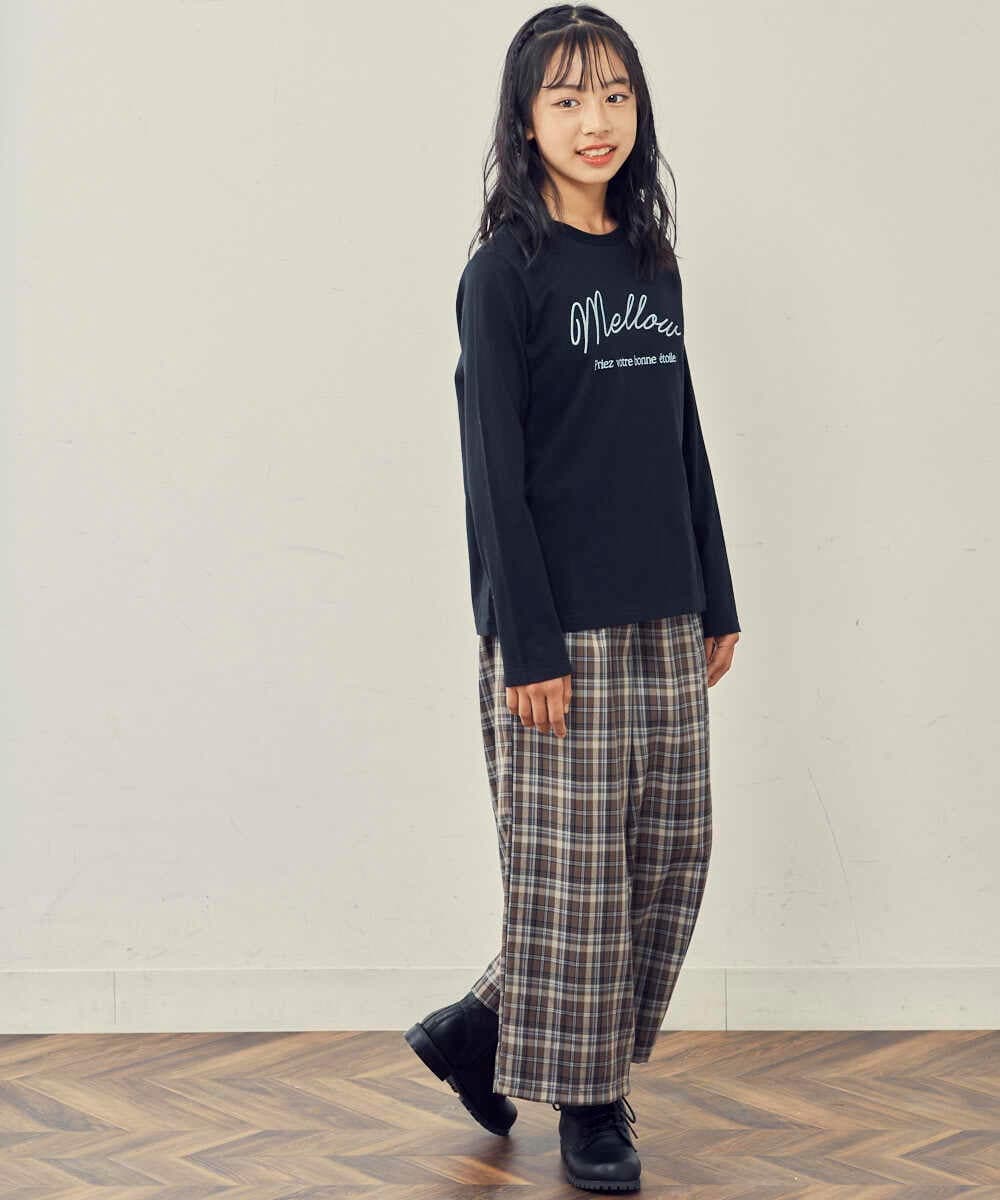 KJKJP36019 a.v.v KIDS(アー・ヴェ・ヴェ) [100-130]ロゴアソート長袖Tシャツ ラベンダー
