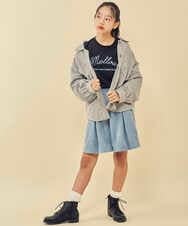 KJKJP36019 a.v.v KIDS(アー・ヴェ・ヴェ) [100-130]ロゴアソート長袖Tシャツ ラベンダー