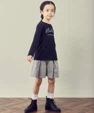 KJKJP36019 a.v.v KIDS(アー・ヴェ・ヴェ) [100-130]ロゴアソート長袖Tシャツ ラベンダー
