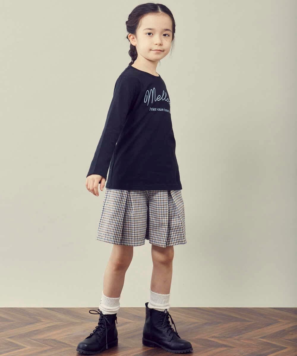 KJKJP36019 a.v.v KIDS(アー・ヴェ・ヴェ) [100-130]ロゴアソート長袖Tシャツ ラベンダー