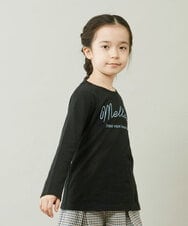 KJKJP36019 a.v.v KIDS(アー・ヴェ・ヴェ) [100-130]ロゴアソート長袖Tシャツ ブラック