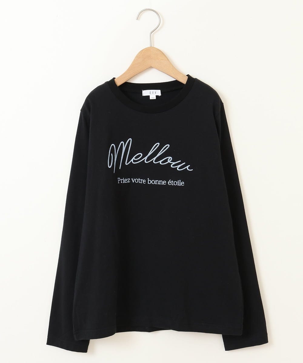 KJKJP36019 a.v.v KIDS(アー・ヴェ・ヴェ) [100-130]ロゴアソート長袖Tシャツ ブラック