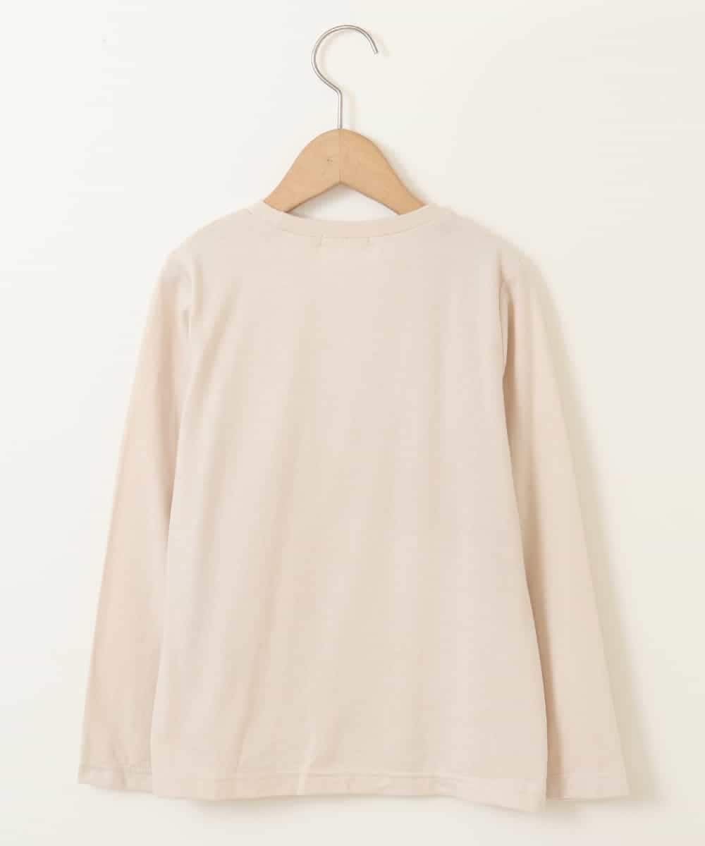 KJKJP36019 a.v.v KIDS(アー・ヴェ・ヴェ) [100-130]ロゴアソート長袖Tシャツ ベージュ