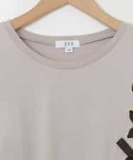 KJKJP37019 a.v.v KIDS(アー・ヴェ・ヴェ) [100-130]ショルダーレースアップ長袖Tシャツ ベージュ
