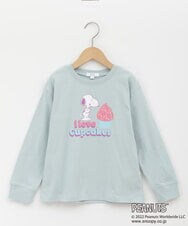 KJKJP80024 a.v.v KIDS(アー・ヴェ・ヴェ) [100-130]【数量限定】PEANUTS×a.v.vスヌーピープリントロンT ミント