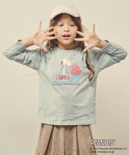 KJKJP80024 a.v.v KIDS(アー・ヴェ・ヴェ) [100-130]【数量限定】PEANUTS×a.v.vスヌーピープリントロンT ミント